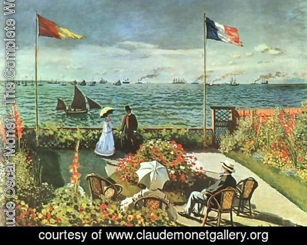 Claude Monet - Terrace at St Adresse