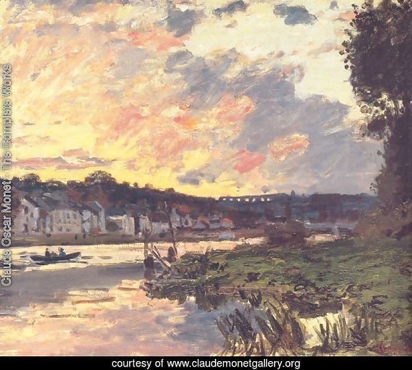 The Seine at Bougival in the Evening