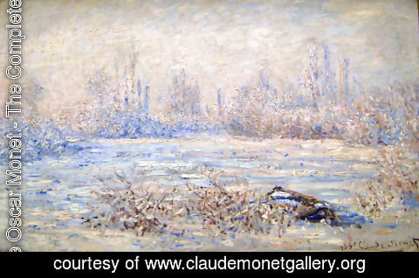 Claude Monet - Frost near Vetheuil