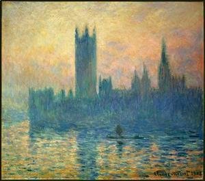 Claude Monet - The Houses of Parliament, Sunset