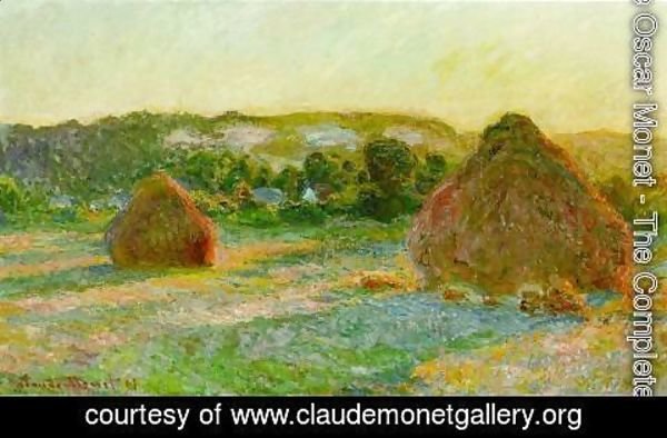 Claude Monet - Wheatstacks