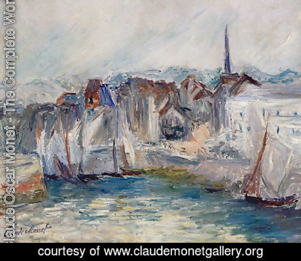 Claude Monet - Bateaux dans le port de Honfleur 1917