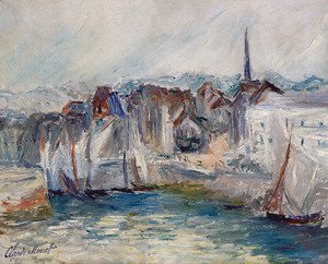 Bateaux dans le port de Honfleur 1917