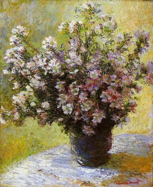 Claude Monet - Bouquet of Mallows 2