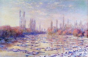 Claude Monet - Floating Ice 1