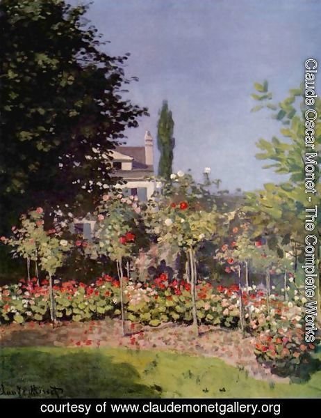 Claude Monet - Garden in Flower