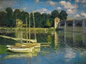 Claude Monet - Le pont d'Argenteuil 1874