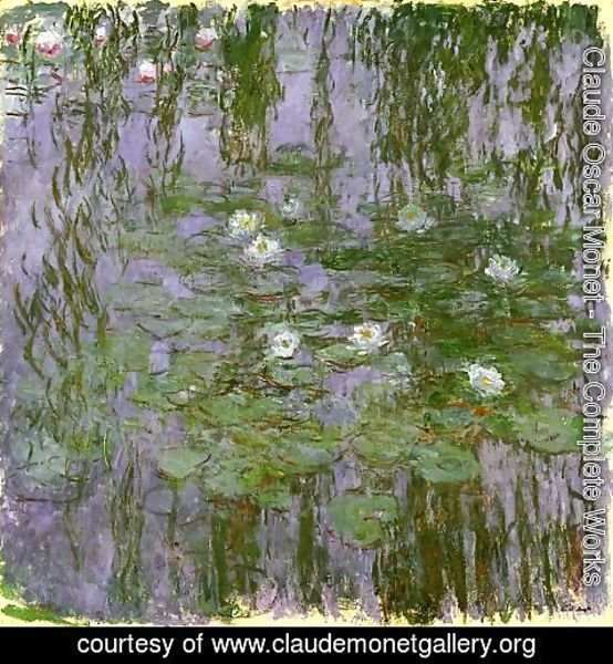 Claude Monet - Nymphus bleus 1919