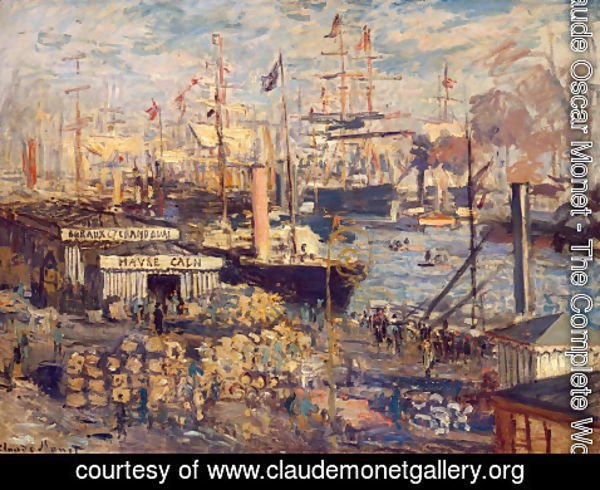Claude Monet - The Grand Quai At Le Havre 1874