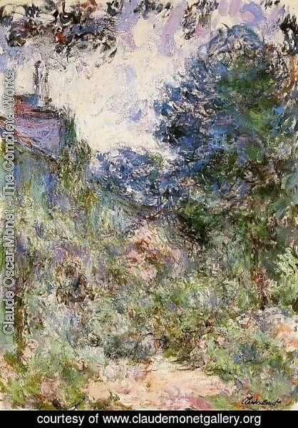 Claude Monet - The House Seen from the Rose Garden 1