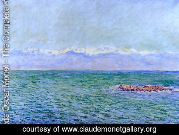 Claude Monet - The Sea and the Alps