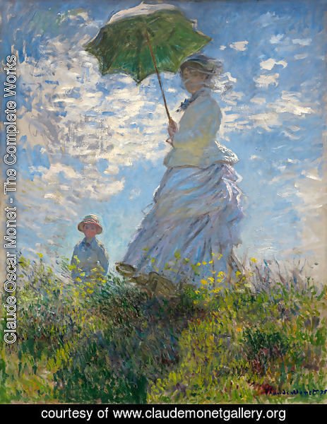Claude Monet - The Woman With The Parasol