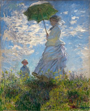 Claude Monet - The Woman With The Parasol