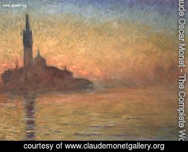Claude Monet - Tramonto a Venezia