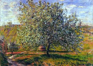 Claude Monet - Tree in Flower near Vetheuil
