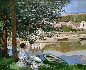 Claude Monet - On the Bank of Seine Bennecourt