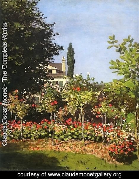 Claude Monet - Garden in Flower 1866