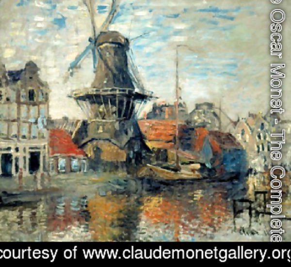 Le Moulin de lOnbekende Gracht, Amsterdam (The Windmill on the Onbekende Canal, Amsterdam) 1871