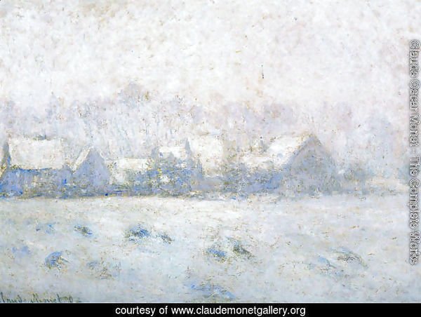 Snow at Giverny