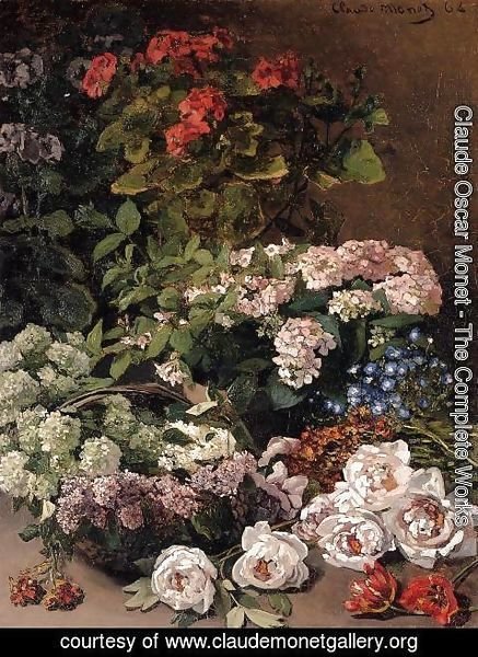 Claude Monet - Spring Flowers 1864