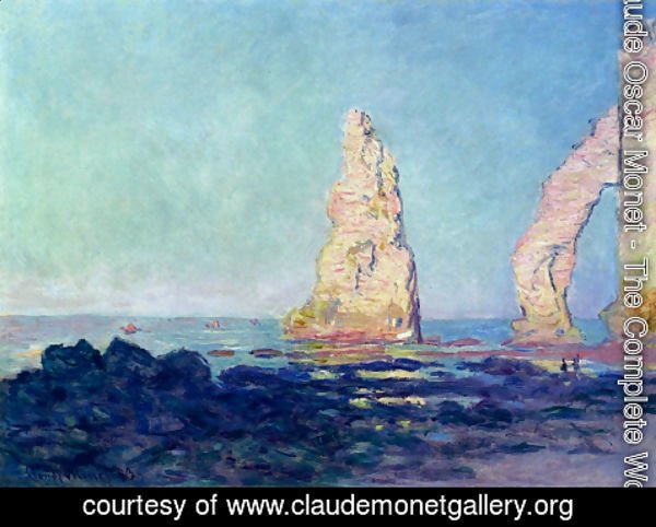 Claude Monet - Aiguille d'Etretat, maree basse