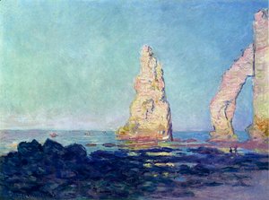 Claude Monet - Aiguille d'Etretat, maree basse