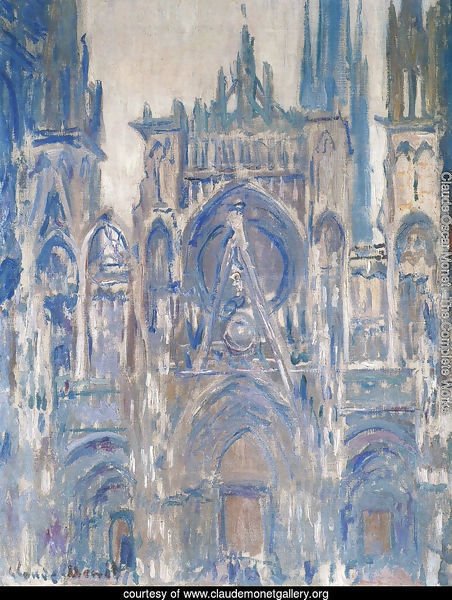 Cathedrale de Rouen Etude pour le portail vu de face