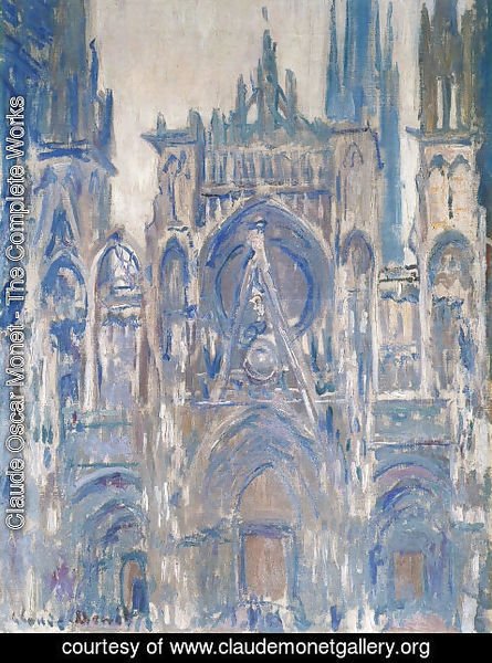 Claude Monet - Cathedrale de Rouen Etude pour le portail vu de face