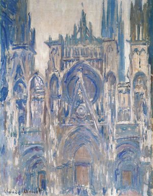 Cathedrale de Rouen Etude pour le portail vu de face