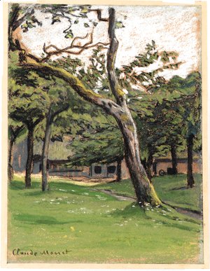 Claude Monet - Ferme Normande sous les arbres