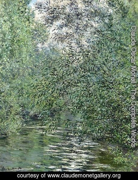 Claude Monet - Le fleuve aux saules