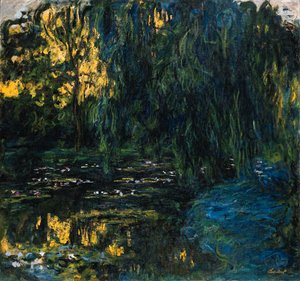 Claude Monet - Vue du bassin aux nymphas avec saule