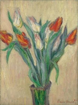 Claude Monet - Vase De Tulipes