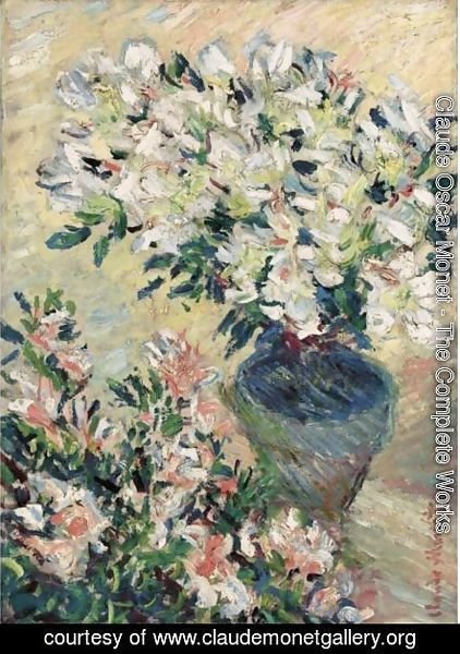 Claude Monet - Azalees Blanches En Pot