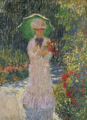 Claude Monet - Camille A L'Ombrelle Verte