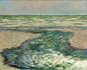 Claude Monet - Riviere De Pourville, Maree Basse