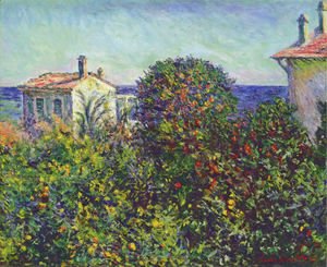Claude Monet - Maison Du Jardinier Or Bordighera, La Mediterranee