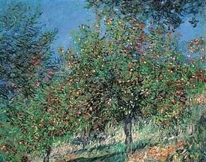 Claude Monet - Pommiers sur la cote de chantamesle