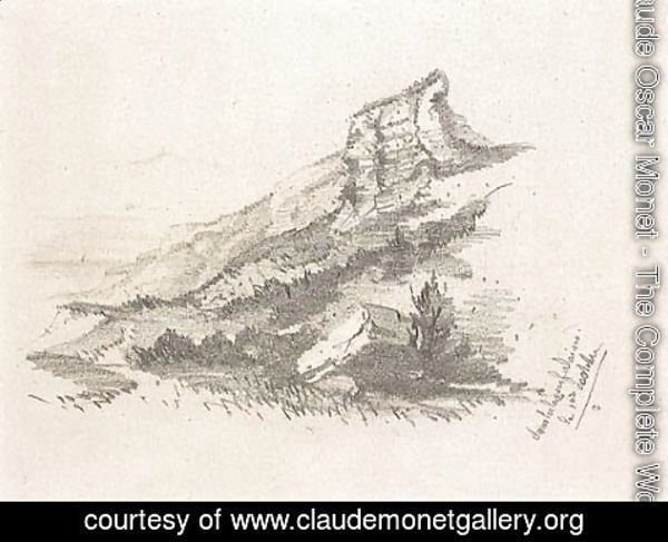 Claude Monet - Study of a landscape