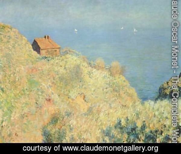 Claude Monet - La maison du Pecheur, Varengeville, 1882