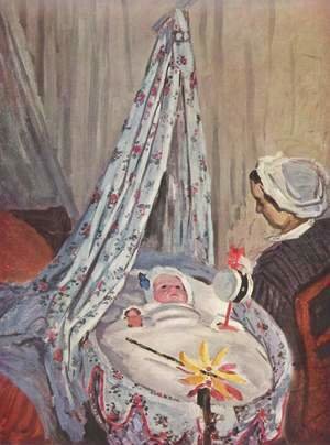Claude Monet - Jean Monet in his crib