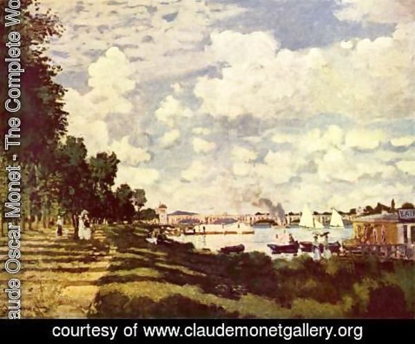 Claude Monet - The marina at Argenteuil 2