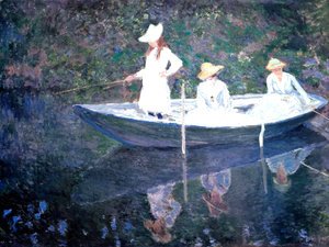 Claude Monet - The Boat at Giverny