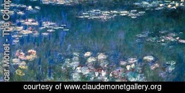 Claude Monet - Water Lilies, Green Harmony