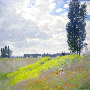 Claude Monet - Walk in the Meadows at Argenteuil