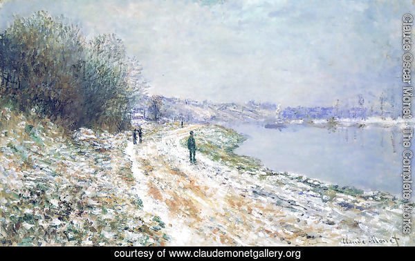 The Tow Path at Argenteuil, Winter