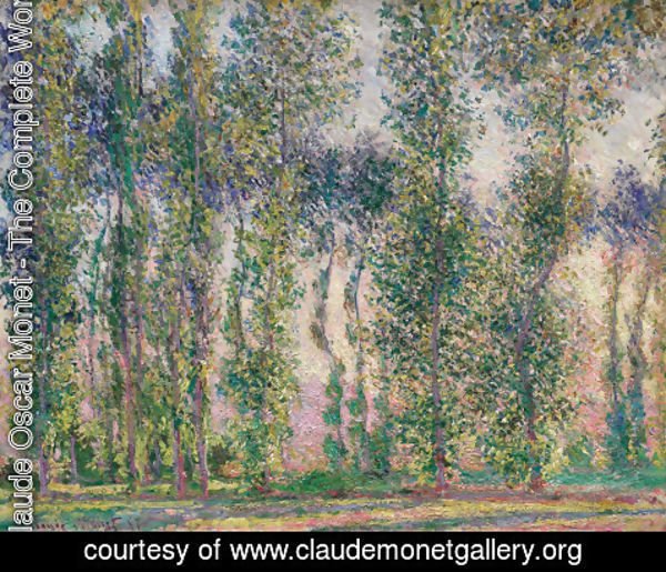 Claude Monet - Poplars at Giverny