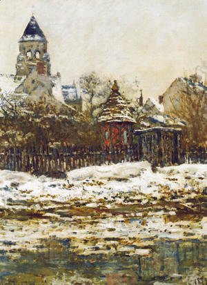 Claude Monet - Vetheuil, The Church  in Winter