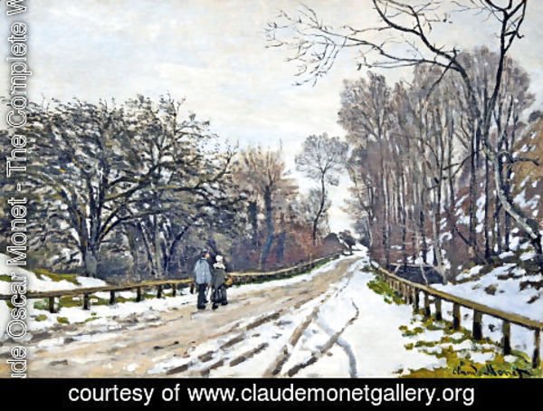 Claude Monet - The Road to the Farm of Saint-Simeon