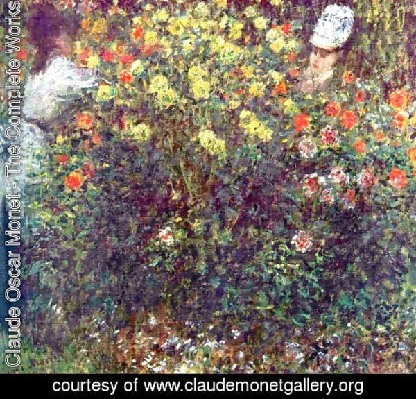 Claude Monet - Girls in the Garden